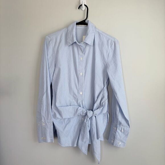 Abercrombie & Fitch Tops - Abercrombie and Fitch Striped Button Down Tie Front Shirt